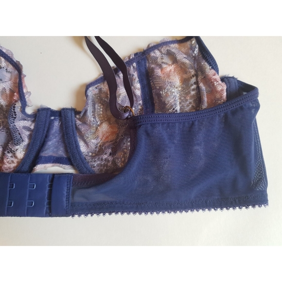 Vogue Dessous Sheer Lace Unlined Bra - Picture 9 of 12